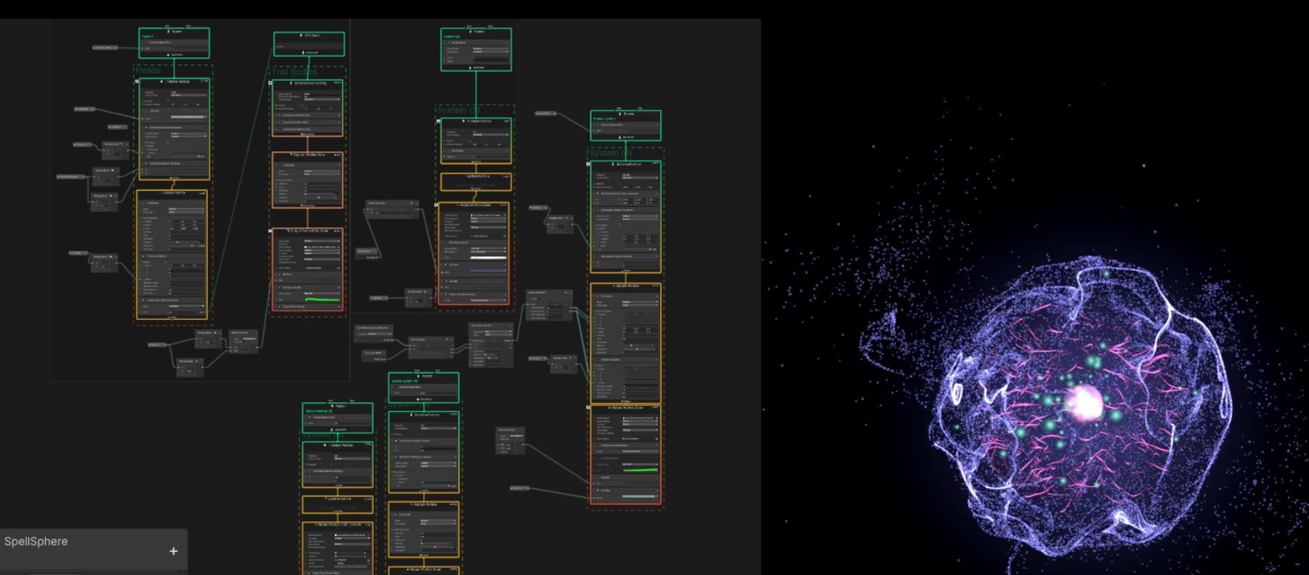Mystic Orb effect made with VFX Graph