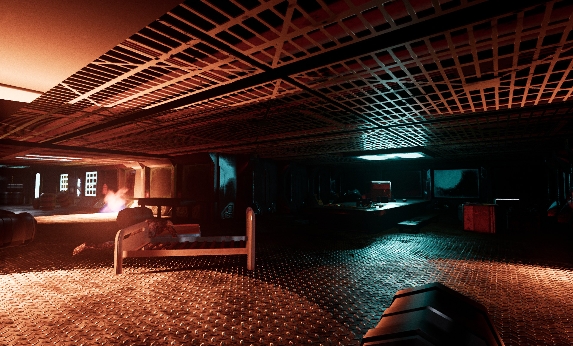 Ship corridor