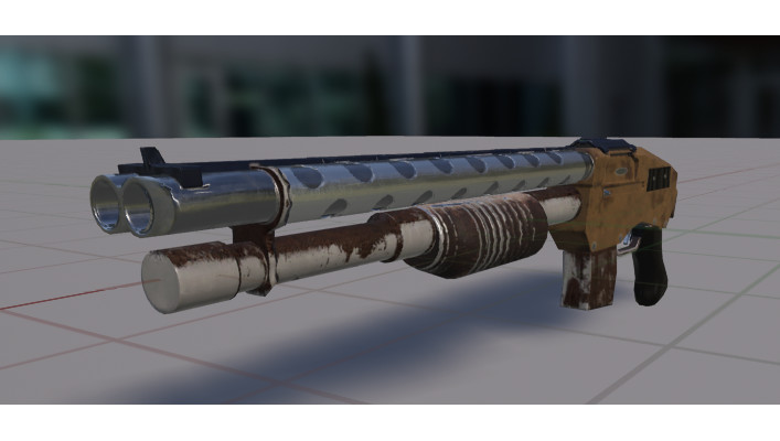 Player with Shotgun